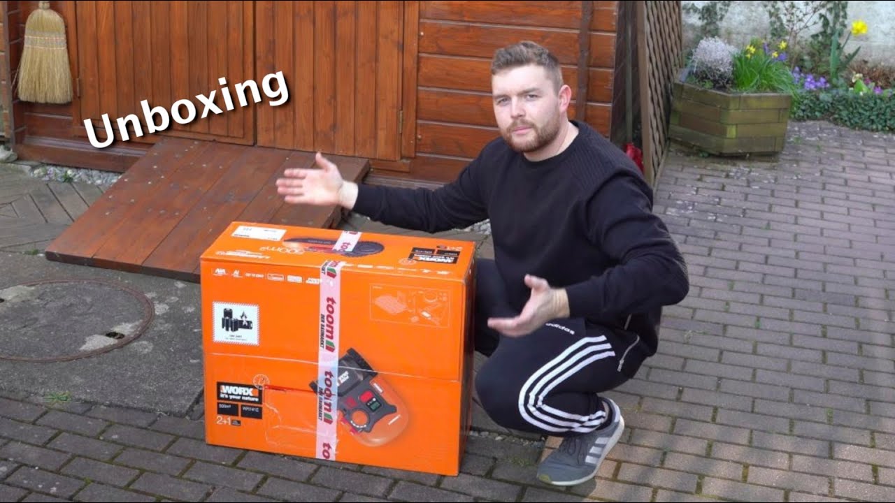 Mähroboter - Worx Landroid M WR141E 500 m² - Unboxing
