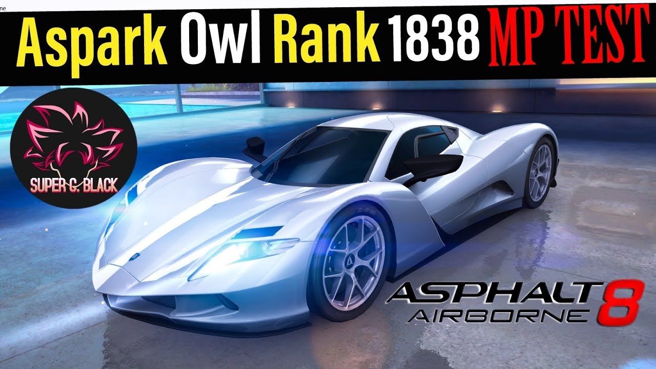 POWERFUL BOAT!?!🤔 Asphalt 8 Aspark Owl🔥 RANK 1838 Multiplayer Test🧐