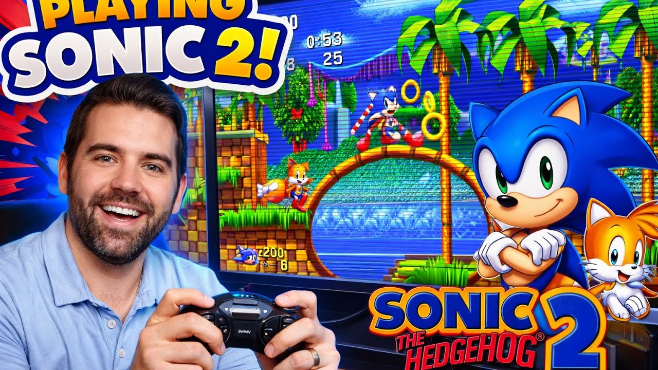I finally played sonic the hedgehog 2!(classic chaos )￼