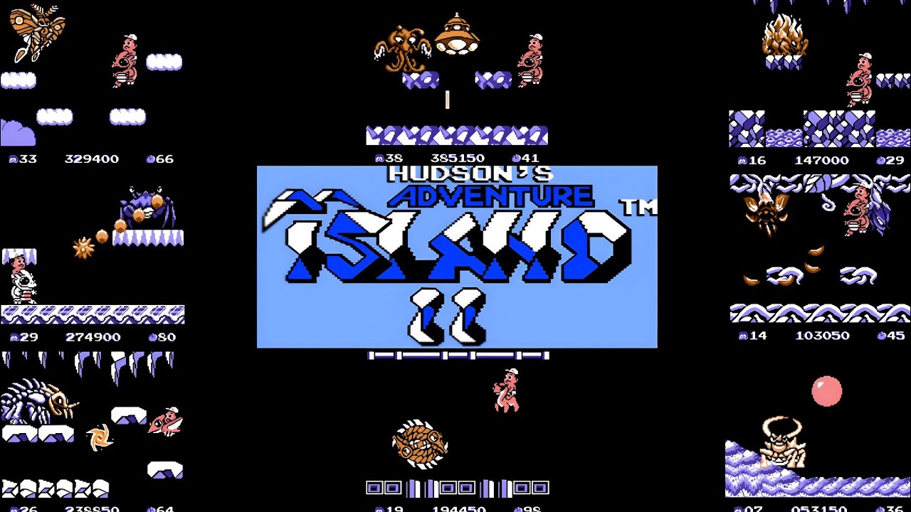 Adventure Island II - Aliens in Paradise (GBC) [All Bosses]