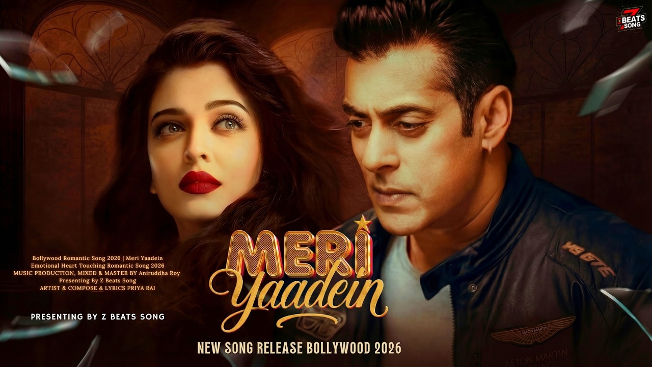 New Song 2026 | Meri Yaadein | New Hindi Song | Salman Khan | Aishwarya Rai-Bollywood Romantic Song
