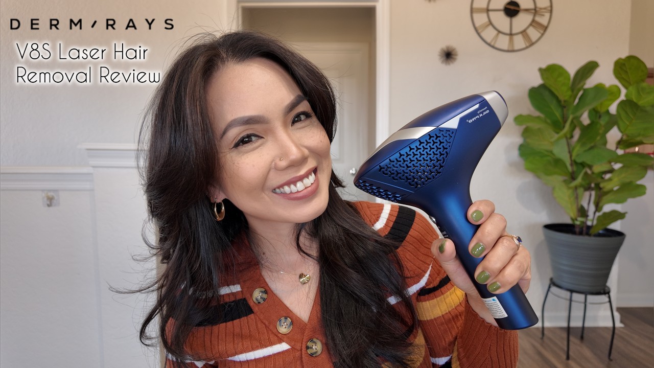 DERMRAYS V8S LASER HAIR REMOVAL “ENHANCED EDITION” DEVICE REVIEW | 3 WEEKS RESULT 