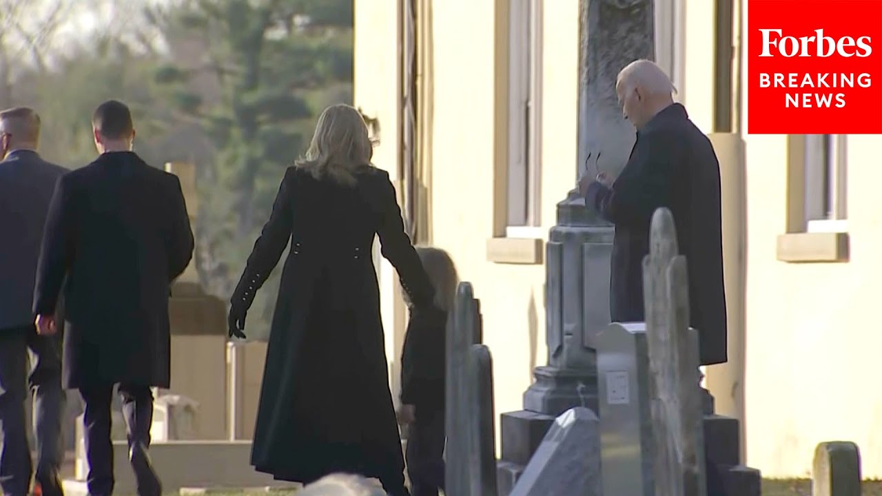 Biden And Family Attend Memorial Service For His Late First Wife And Daughter At Delaware Church