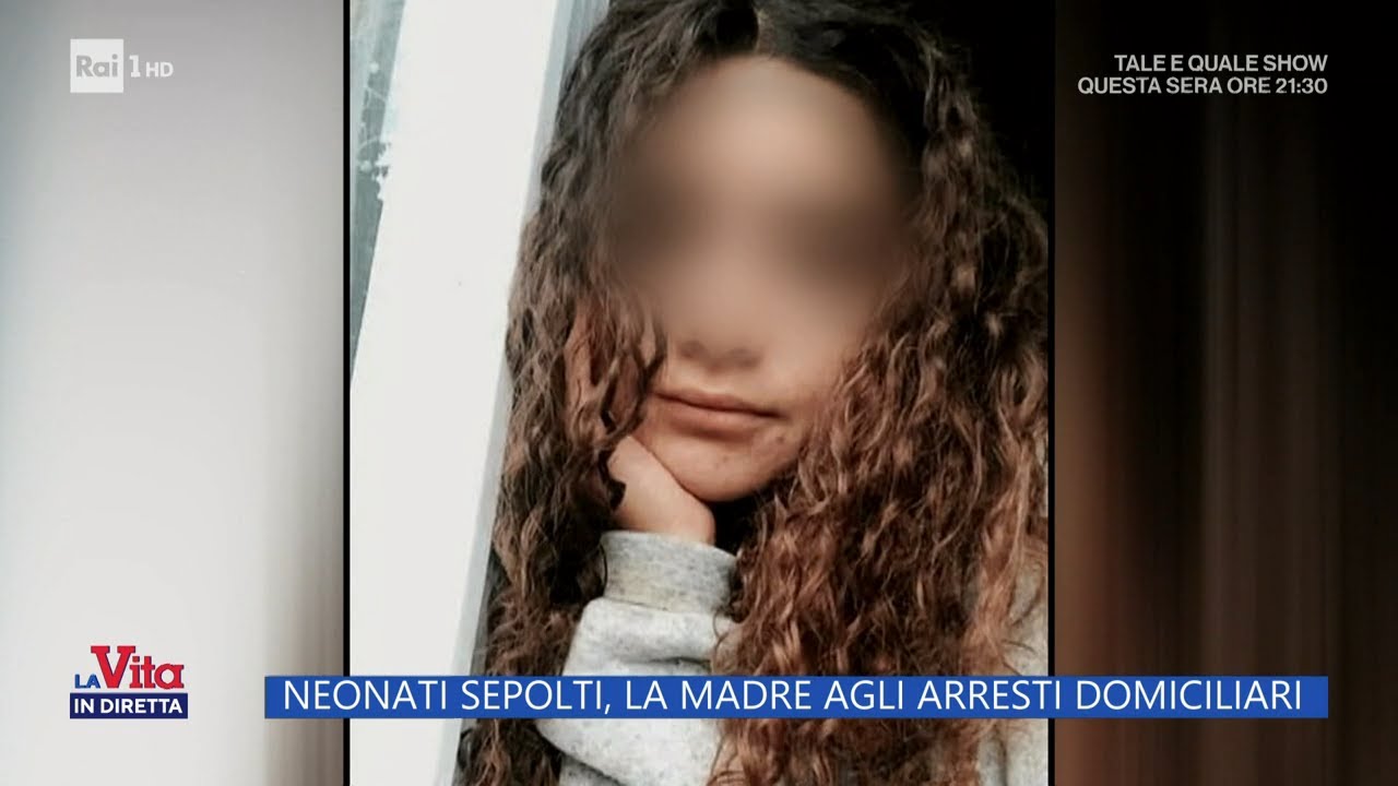 Neonati sepolti, la madre agli arresti domiciliari - La Vita in diretta 20/09/2024