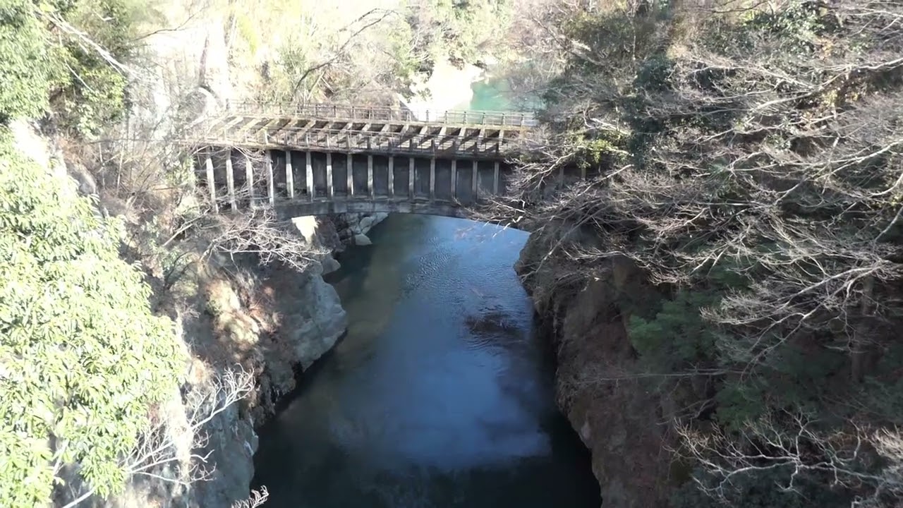 2026年2月15日。猿橋周辺・桂川周辺で撮った動画をつなぎ合わせたもの