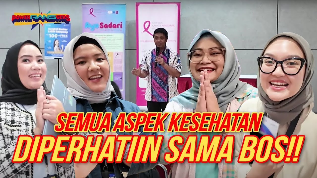 NAGITA AJAK SEMUA POWERRANSGERS CEK KESEHATAN KHUSUS KARYAWAN WANITA!!