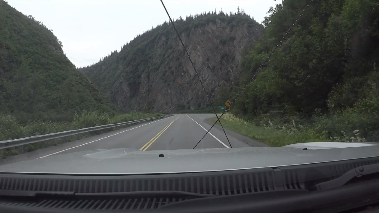 Drive to Valdez through Keystone Canyon