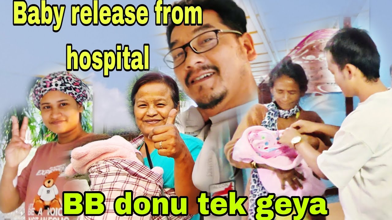 My baby girl release from hospital🧚BB donu tek geya bechara ❤️❤️