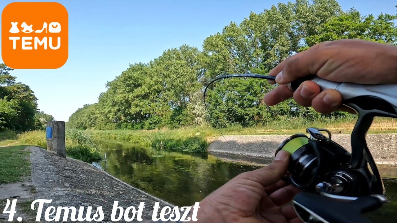Temus filléres horgászbot VS vadvízi bajszos, brutális fárasztás!