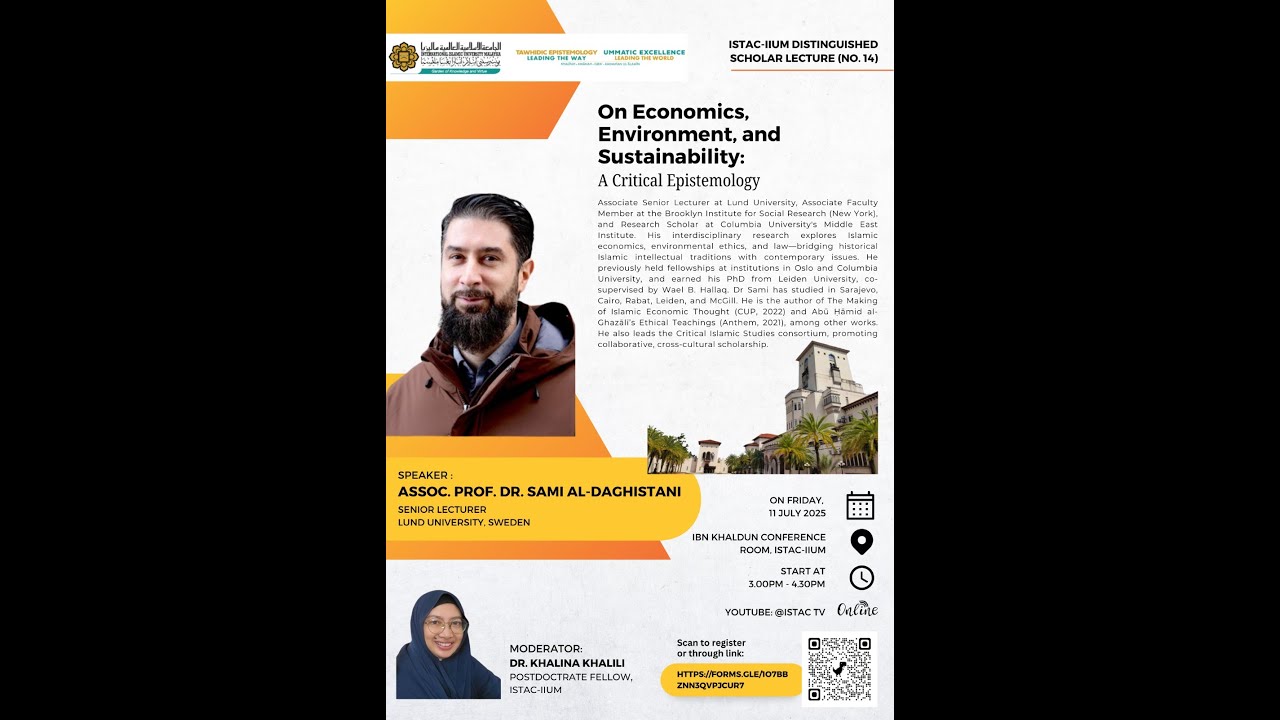 ISTAC-IIUM DISTINGUISHED SCHOLAR LECTURE (NO.14)