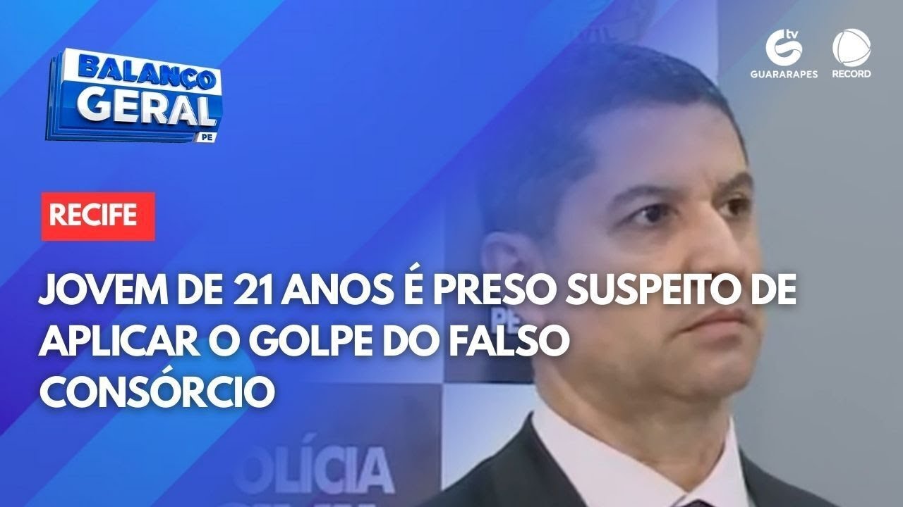 Jovem de 21 anos é preso suspeito de aplicar o golpe do falso consórcio