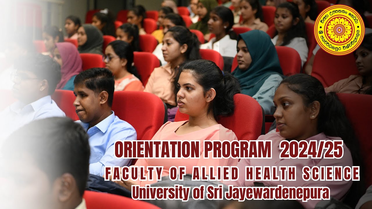 Orientation Program of Faculty of Allied Health Sciences - 2025