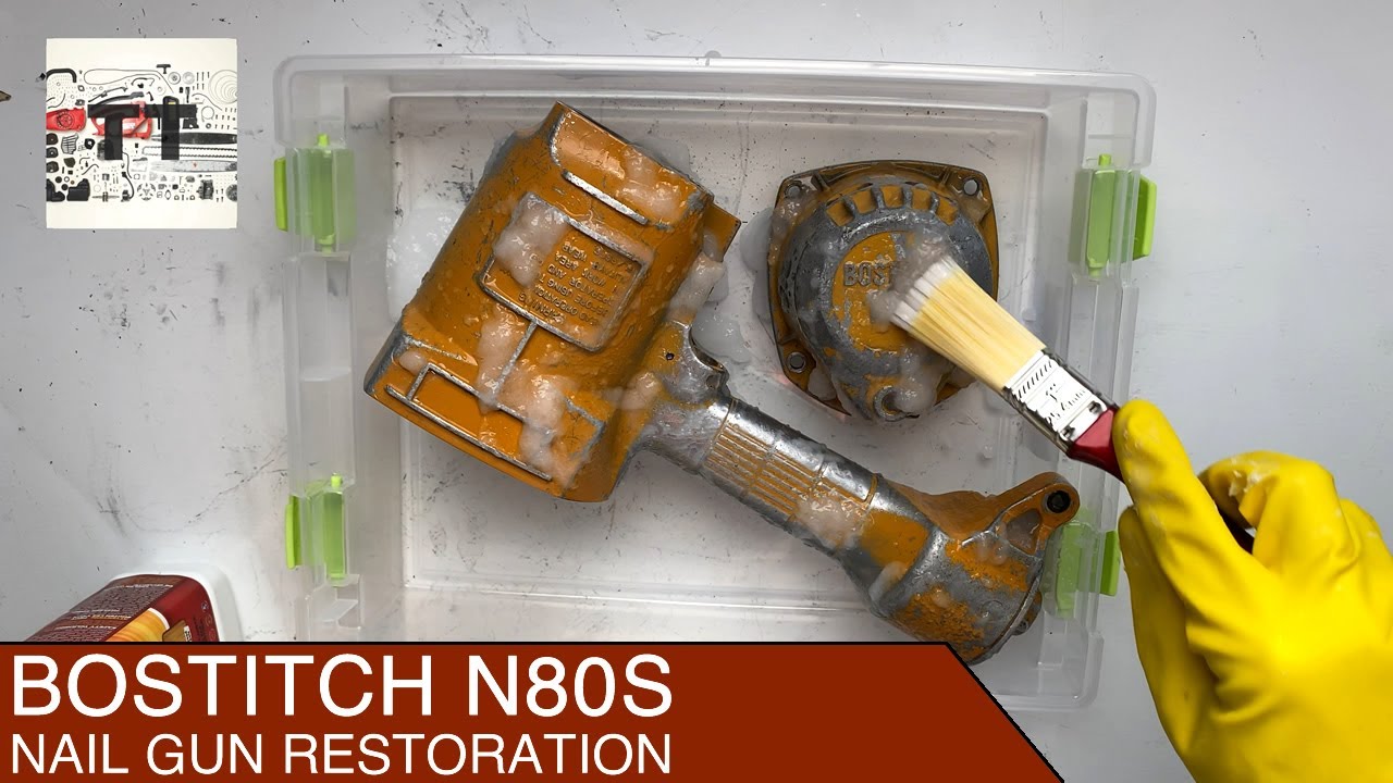 Old Nail Gun Tool Restoration | Bostitch N80S