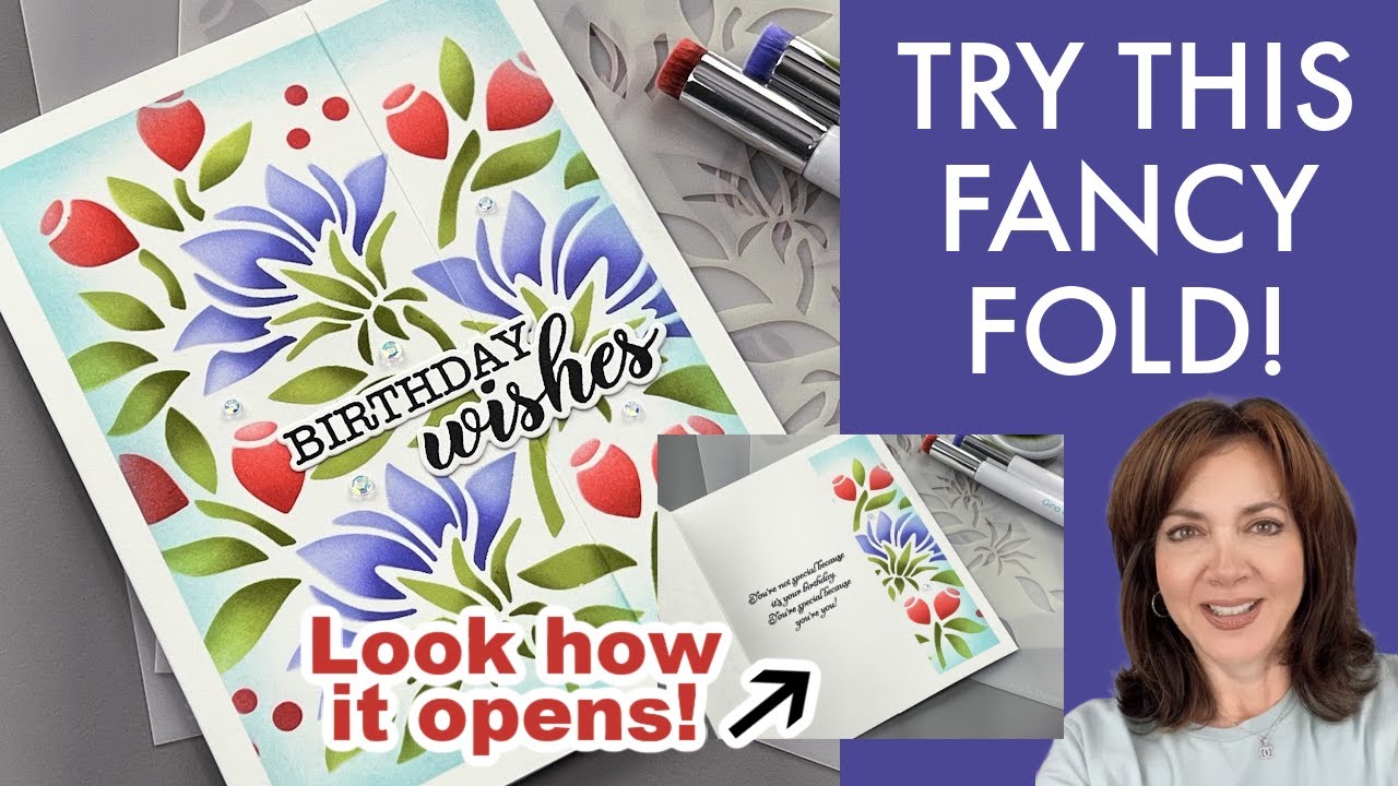 Try This Fancy Fold Card Idea! Wait until you see it open!