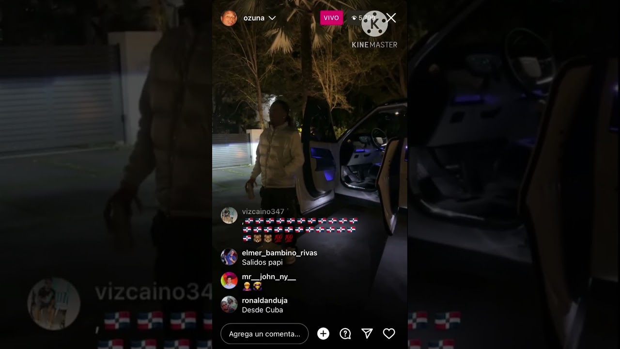 Ozuna en directo Instagram bailando con Sofía su hija heymormorchallenge música nueva del oso 🐻