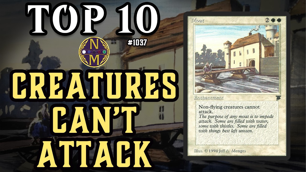 ТОП-10 карт MTG, запрещающих существам атаковать | Magic: the Gathering
