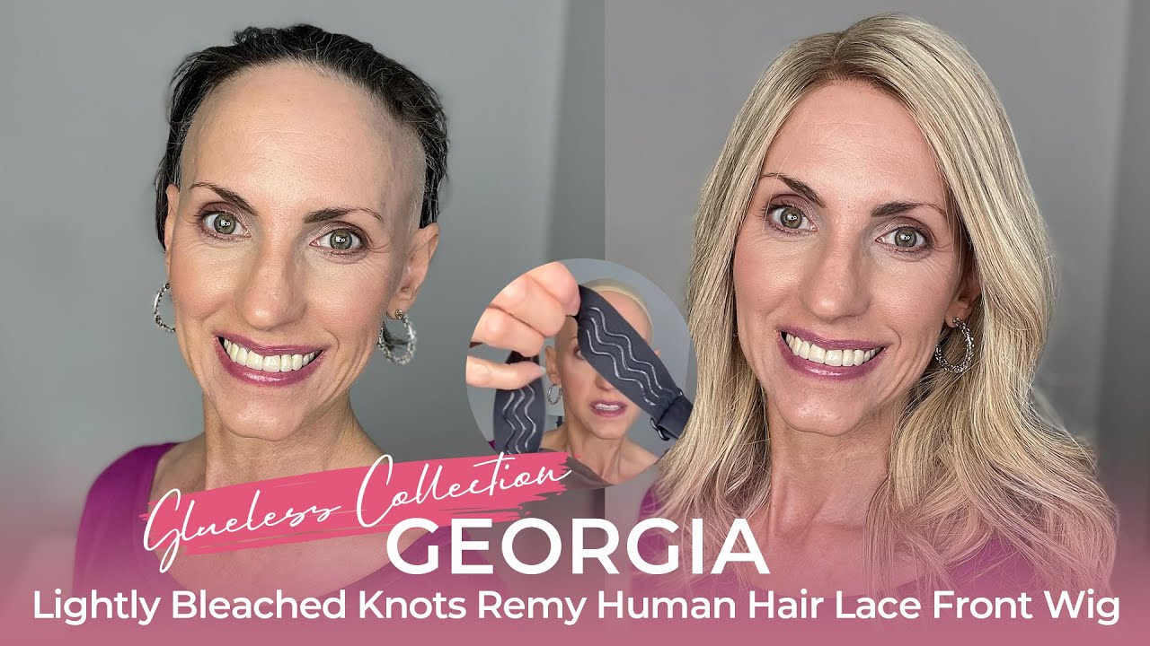 You Don't Need Glue to Secure it! Indoor and Outdoor Light Test on UniWigs Georgia Wig