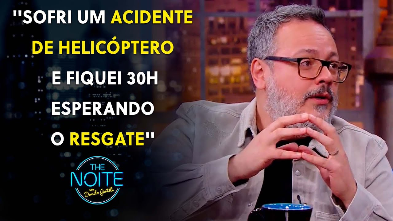 Após o acidente quase fatal, Danton Mello revela momento paranormal | The Noite (27/10/22)