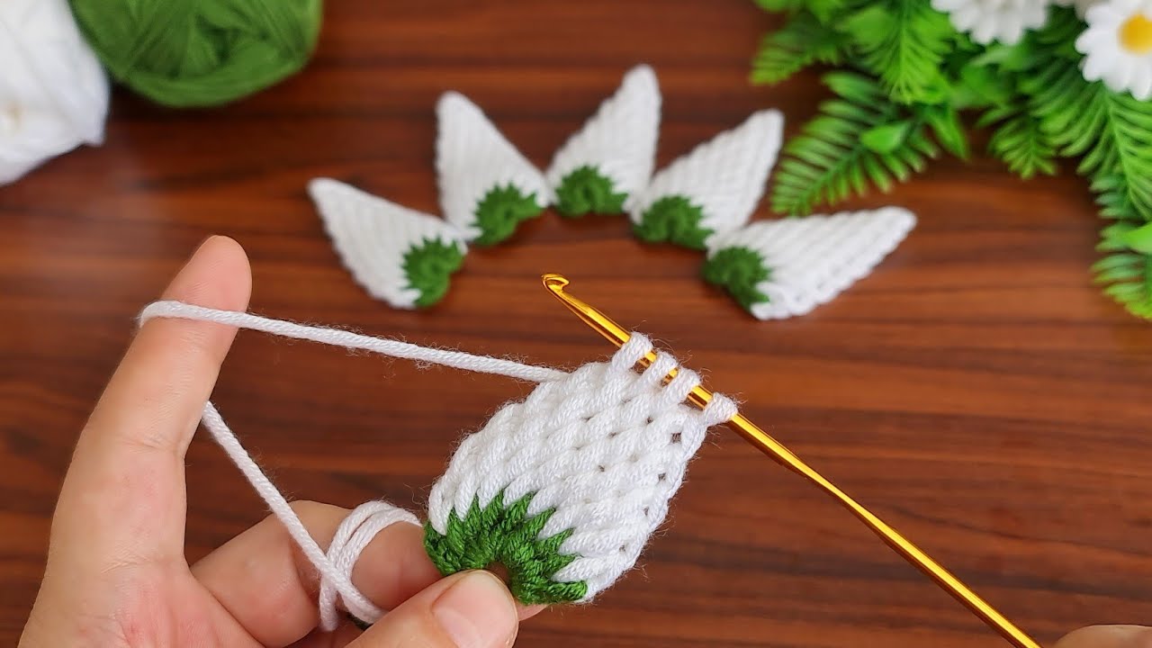 3D Super!. Crochet Flower 🌺 Very easy crochet rose flower making for beginners.You should do it now