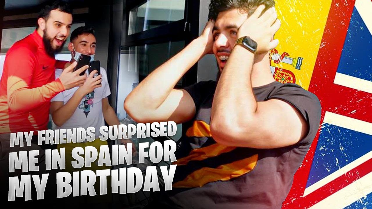 MY FRIENDS SURPRISED ME IN BARCELONA FOR MY BIRTHDAY!! *not clickbait*