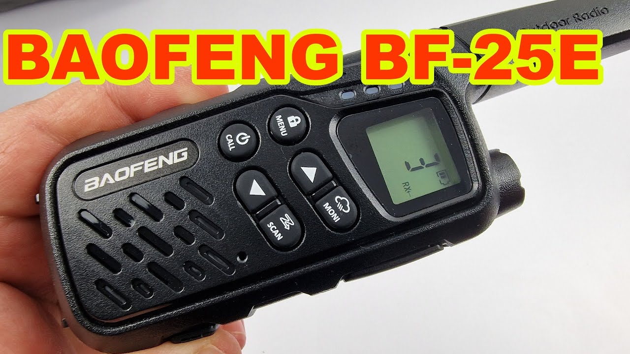 BAOFENG BF-25E Prezentacja Unboxing Recenzja