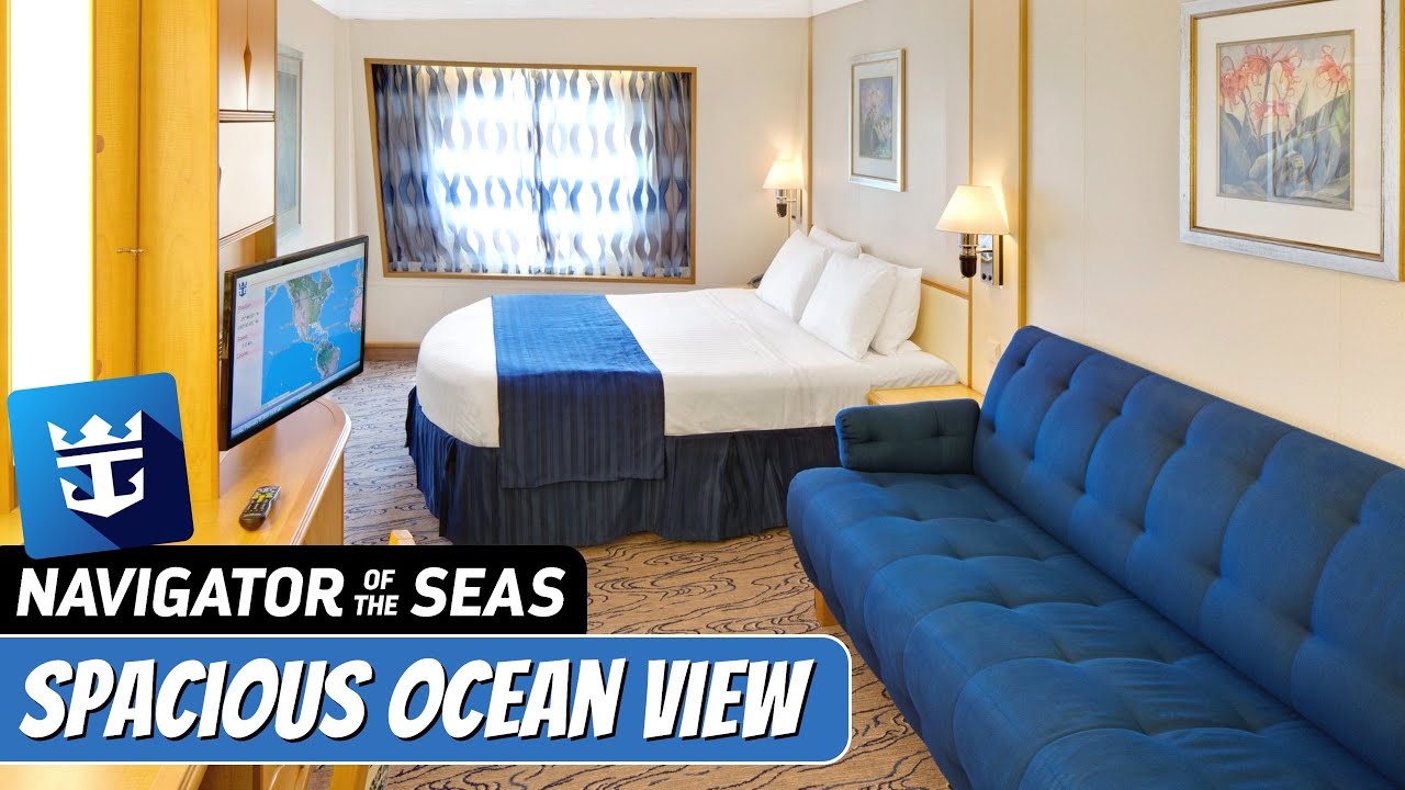 Navigator of the Seas | Spacious Ocean View Stateroom Tour & Review | Royal Caribbean