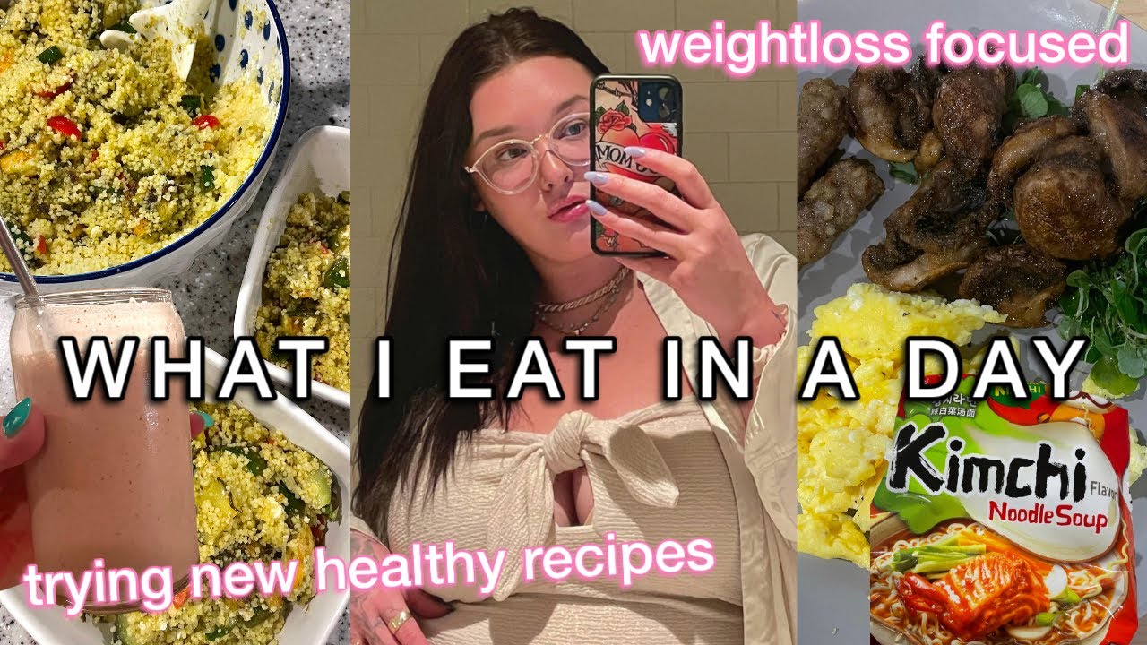 WHAT I EAT IN A DAY FOR A HEALTHY LIFESTYLE IN MODERATION!! SHRIMP COUSCOUS RECIPE