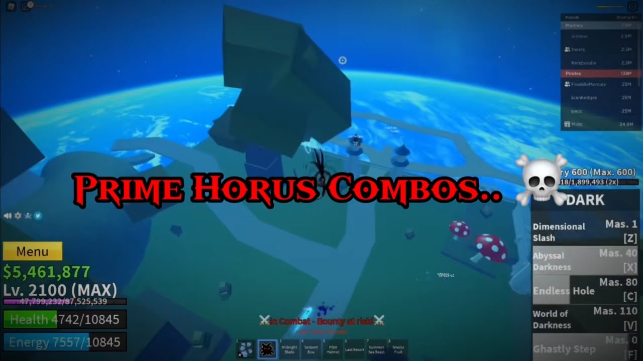 horus combos