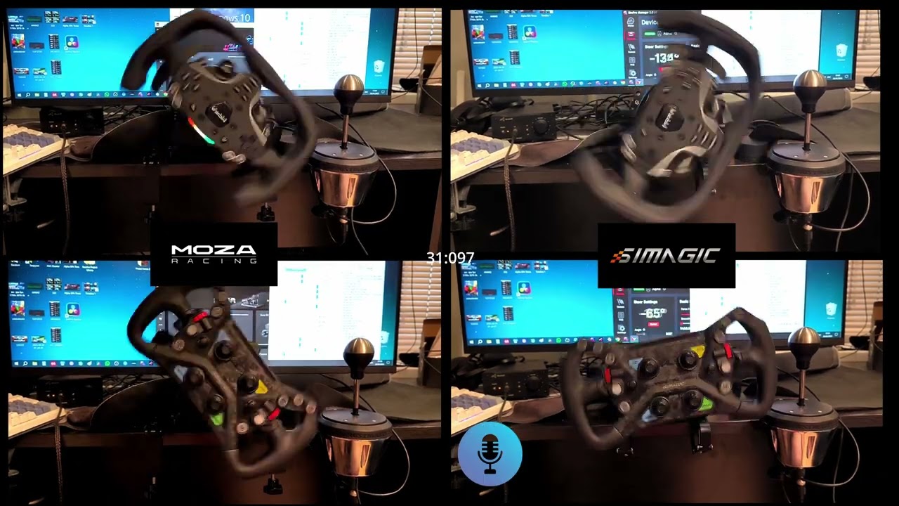 Moza vs Simagic Slew Rate Test !
