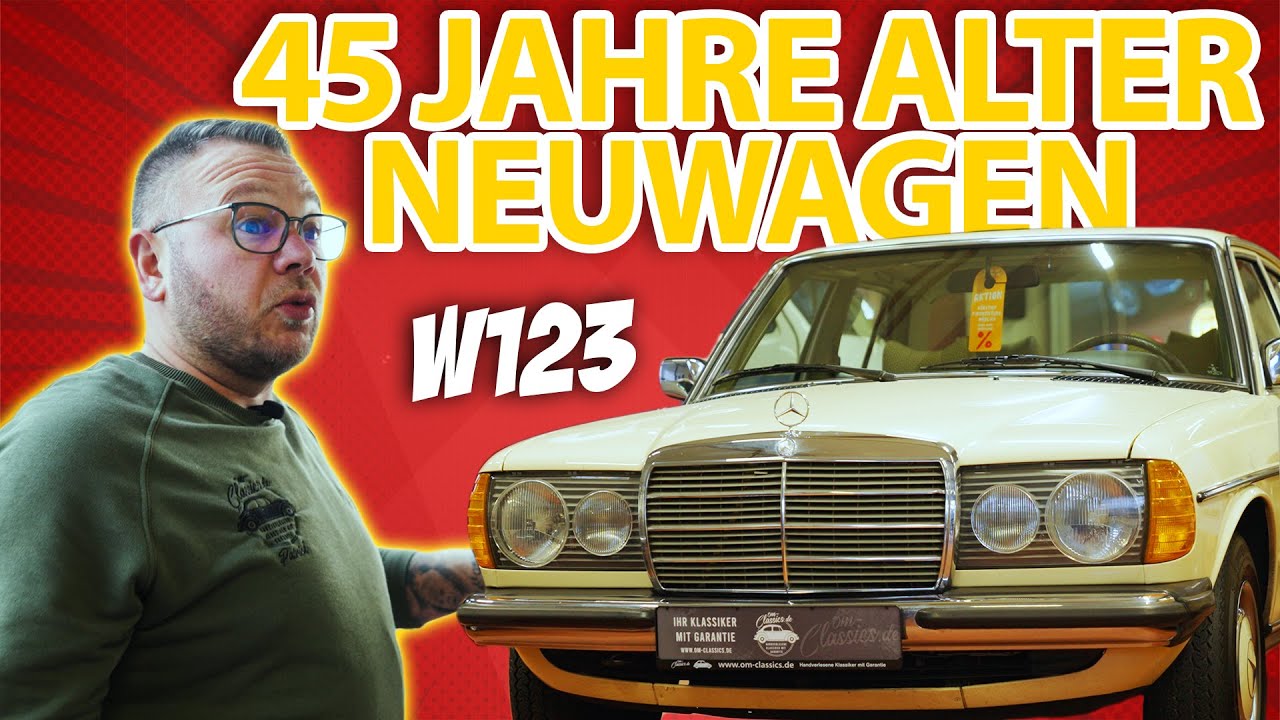 Einzigartiger Fund: W123 Diesel im absoluten Traumzustand😲🤩!