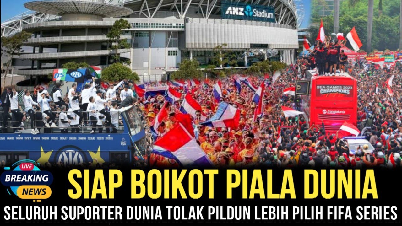 BIKIN HEBOH MEDIA DUNIA‼️SUPORTER DUNIA BOIKOT PIALA DUNIA DAN LEBIH PILIH FIFA SERIES DI INDONESIA