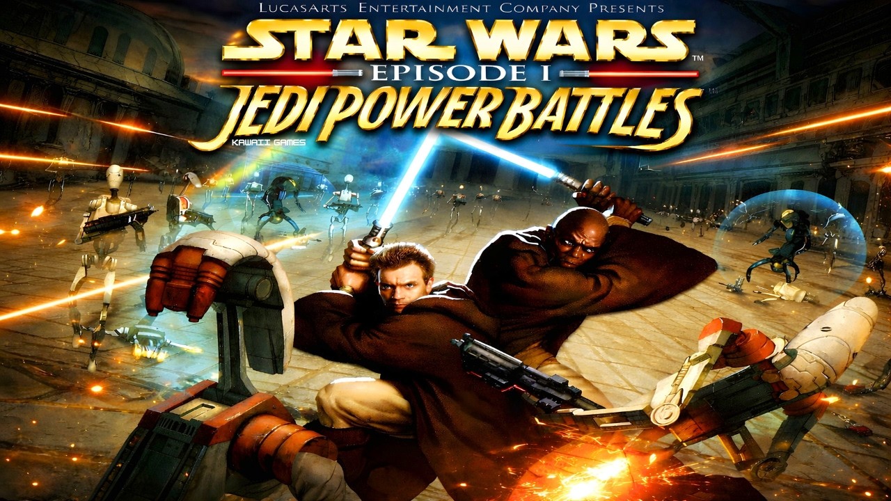Star Wars Episode I: Jedi Power Battles [PS1] 100% Gameplay Walkthrough FULL GAME [4K60ᶠᵖˢ UHD🔴]