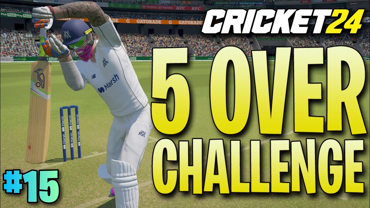 5 Over Challenge: боулинг и отбивание! #Cricket #Cricket24