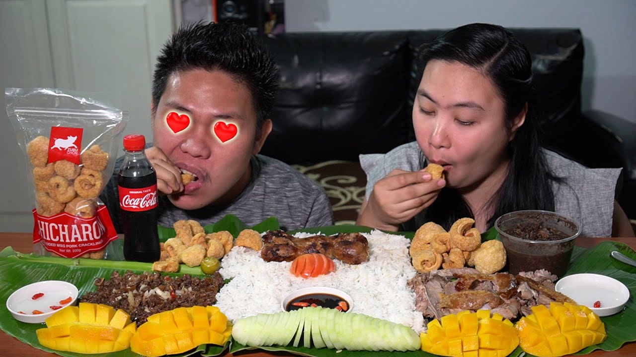 DINUGUAN + SISIG + CHICHARON + CHORIZO + LECHON BABOY MUKBANG collab with @MukbangwithJD