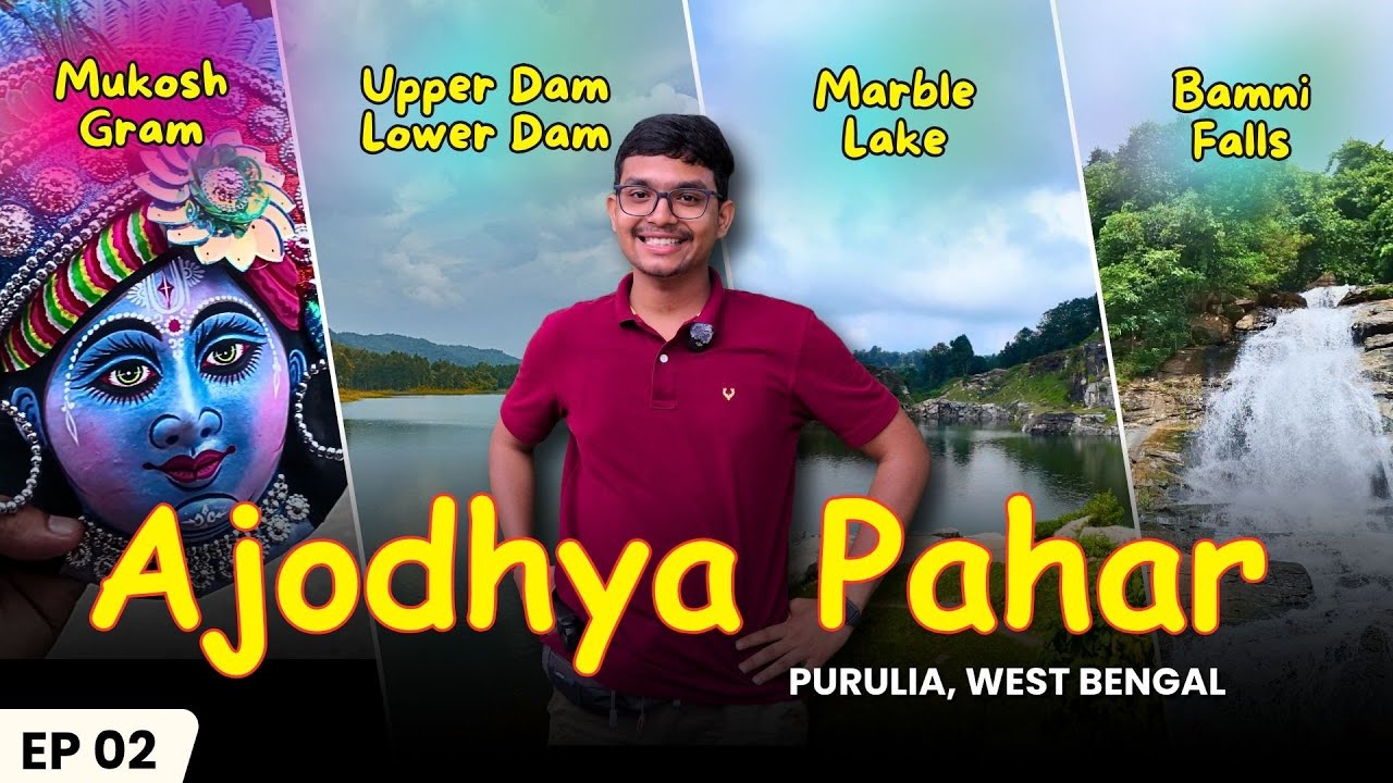 Ajodhya Pahar Purulia Trip | EP 02: Marble Lake, Bamni Falls, Lower, Upper Dam | Manish Mahato