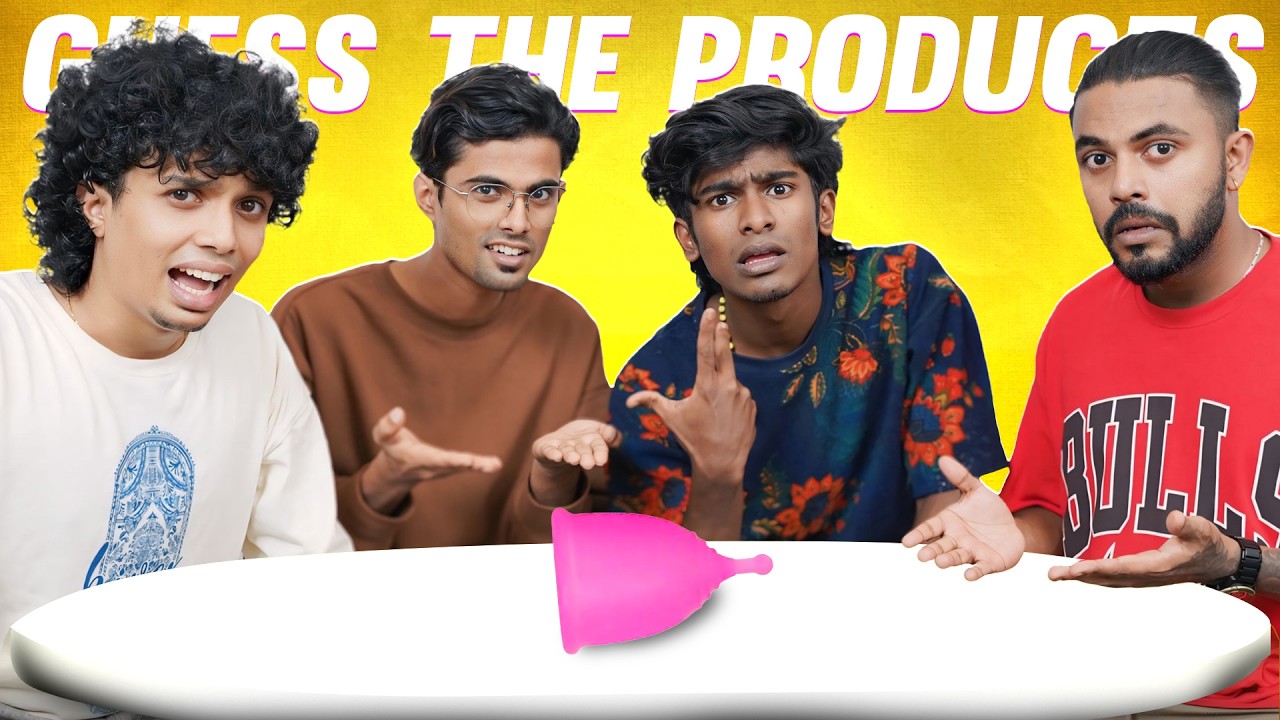 Guess The Female Products 🤩 Challenge With Friends 😂