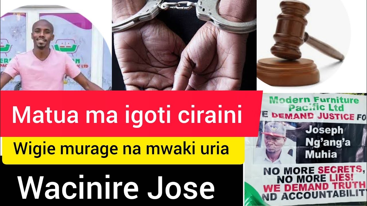 Matua ma igoti ciraini wigie murage na mwaki uria wacinire Jose😭😭😭#trending#viral#viralvideo 