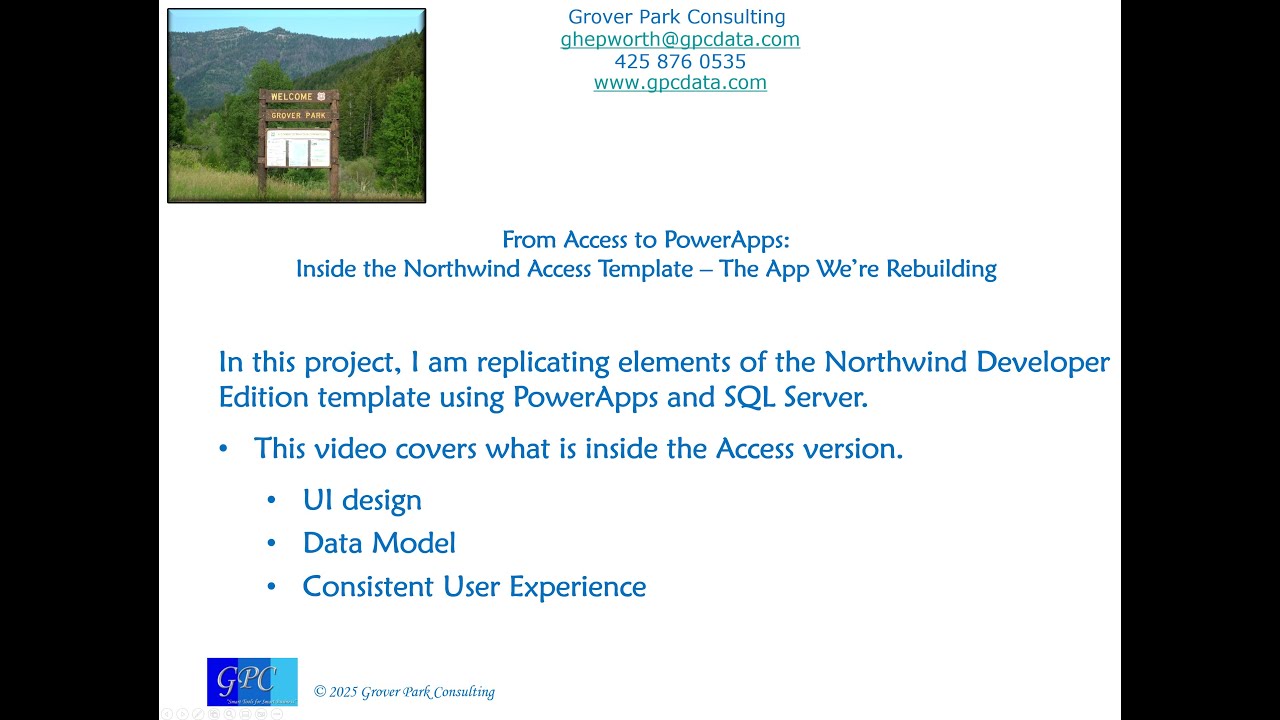 From Access to PowerApps: Replicating Northwind -- The Access Template