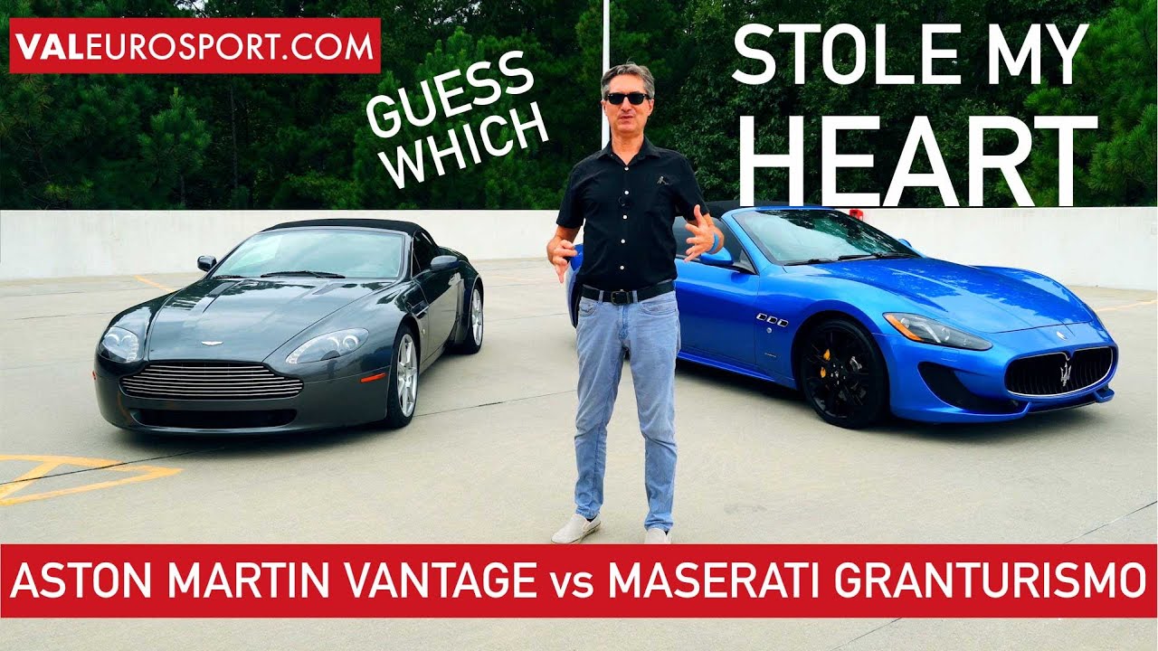 Ultimate exotic car battle: 2014 Maserati GranTurismo vs 2008 Aston Martin Vantage