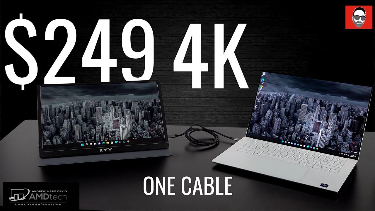 KYY 4K Portable Monitor: $250 THIS IS A STEAL!