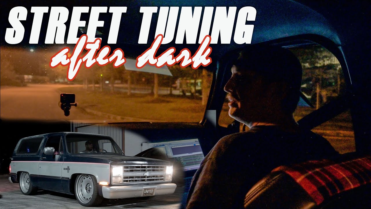 STREET TUNING OUR LS SWAPPED K5 BLAZER AFTER DARK | Walker Performance Tuning