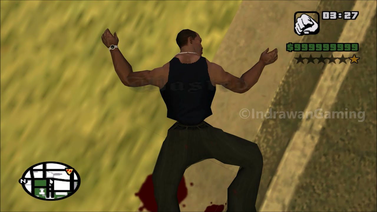 GTA San Andreas - Falling Wasted from Vehicle Explosion in San Fierro
