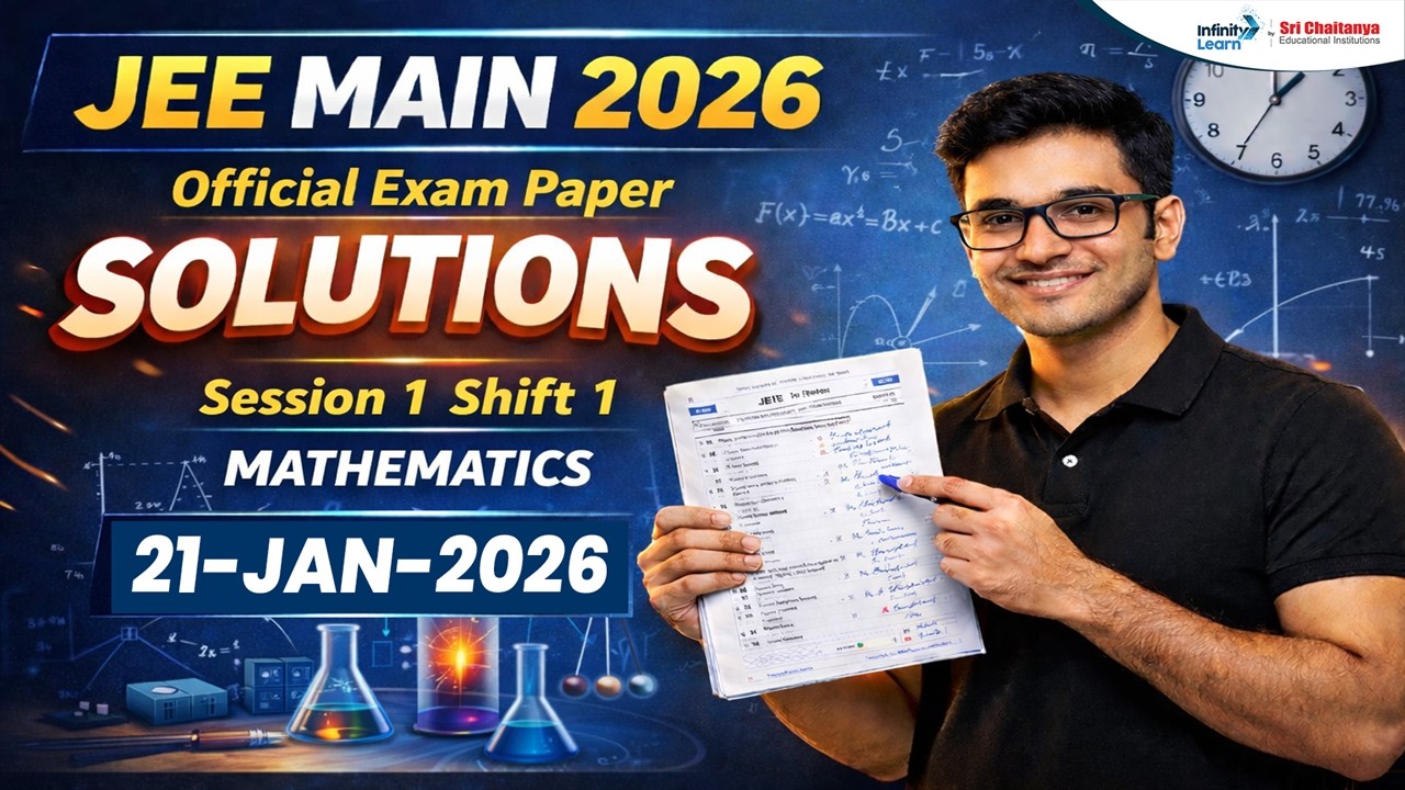 JEE Main 2026 Mathematics Paper Solution | 21st Jan Shift 1 Detailed Analysis || #JEEMain2026