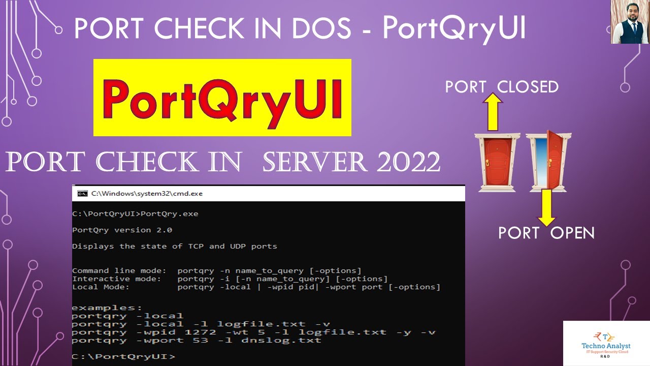 Microsoft Utility -To Check TCP PORT Status & Direct Export in Notepad| By Techno Analyst RD| PART 2