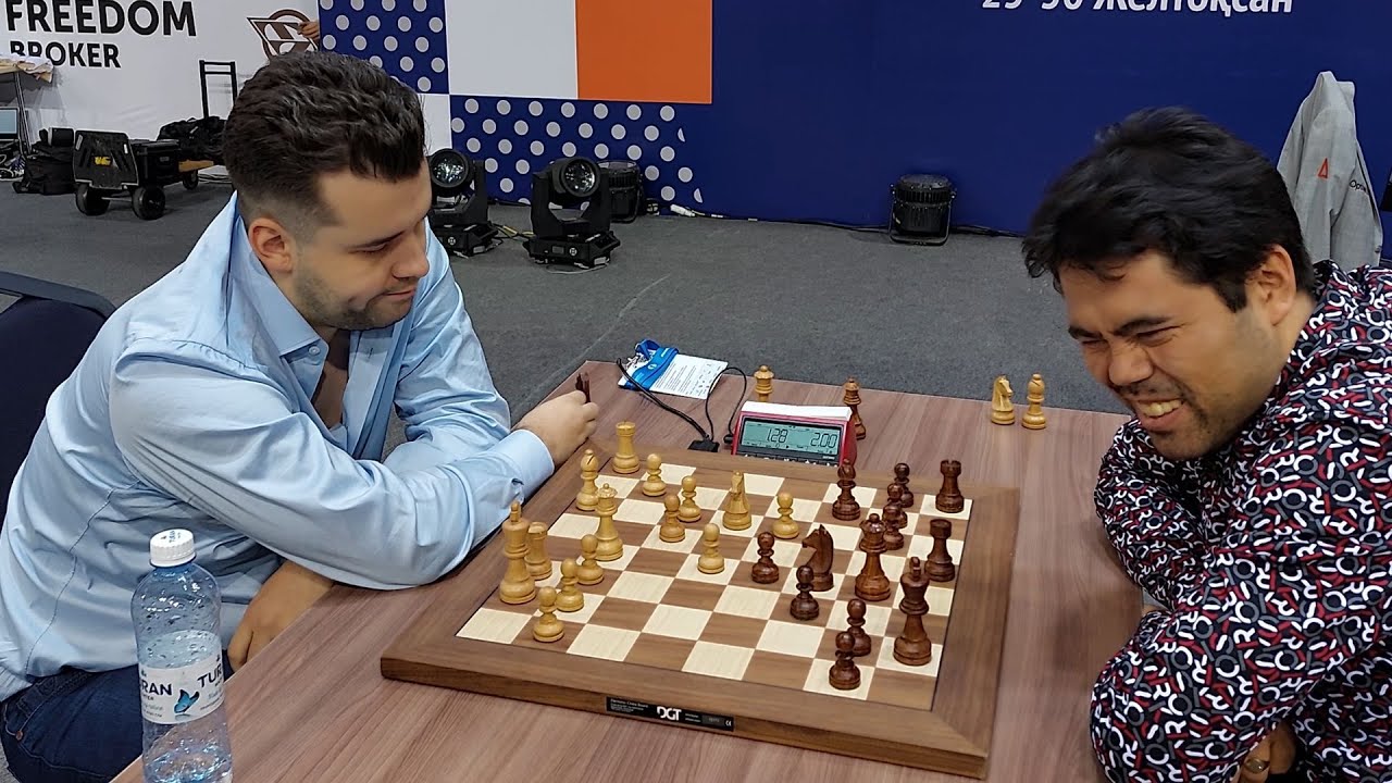 How did Hikaru Nakamura react when Nepo offered him a draw | World Blitz 2022