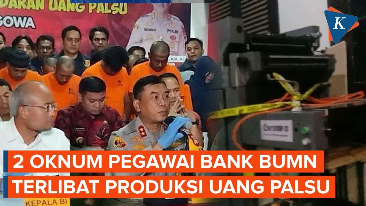 Dua Pegawai Bank Jadi Tersangka Pabrik Uang Palsu di UIN Alauddin Makassar