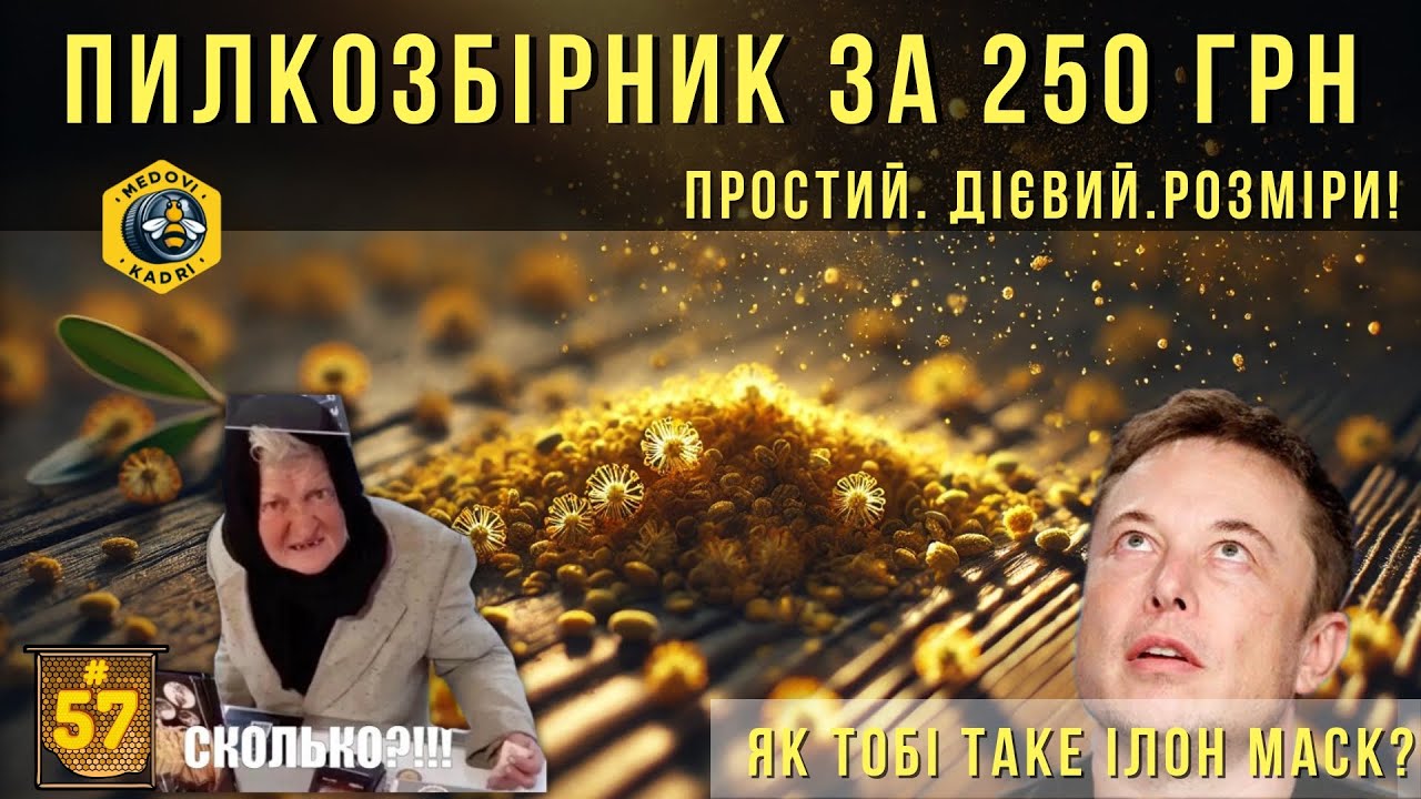 Донний пилкозбірник за 250 грн. Як тобі таке Ілон Маск ?