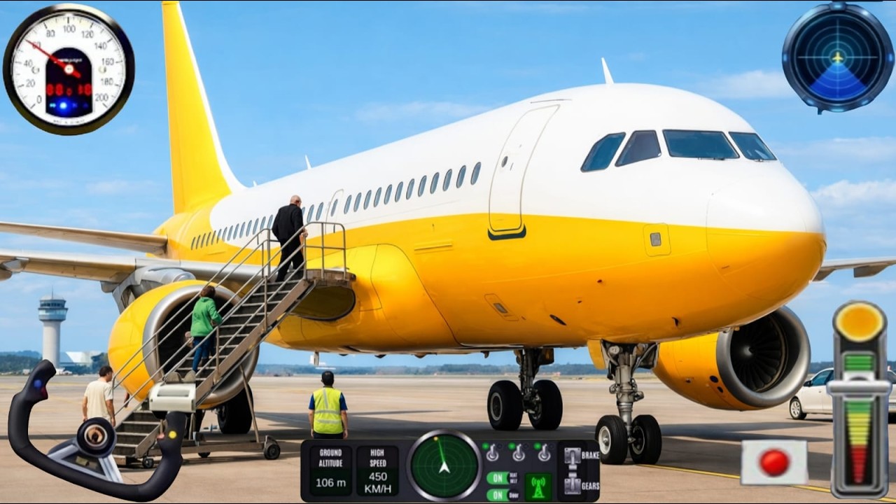 Flight Airplane City Pilot Simulator - Boeing Emergency Landing Goes Wrong 🚨✈️ (Android Gameplay)