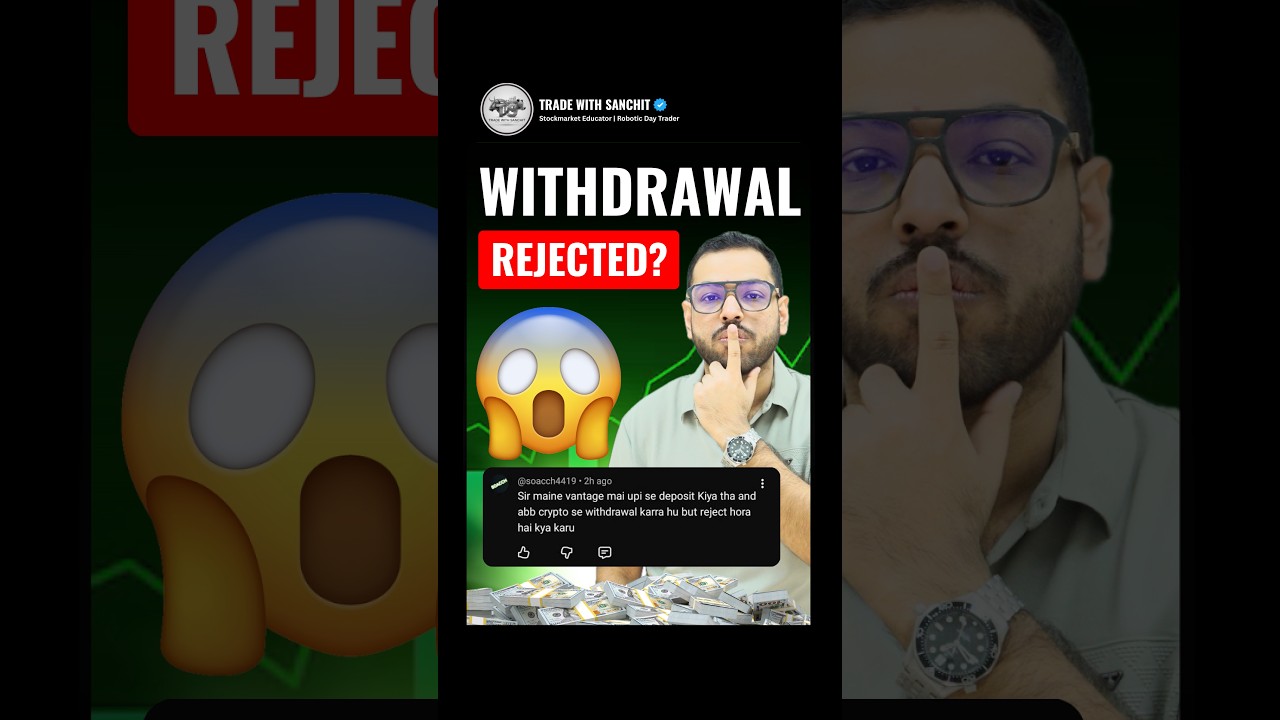 ⚠️ Withdrawal Fail ho raha hai? 2 minute me solution #youtubeshorts #forextrading