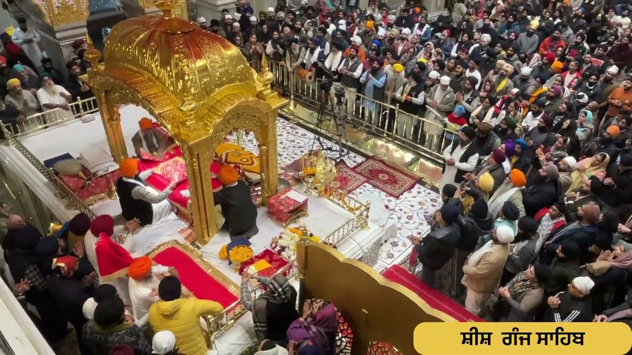 Saturday Night Gurudwara Sis Ganj Sahib Dhan Guru Teg Bahadar sahib ji @vlogger Avi